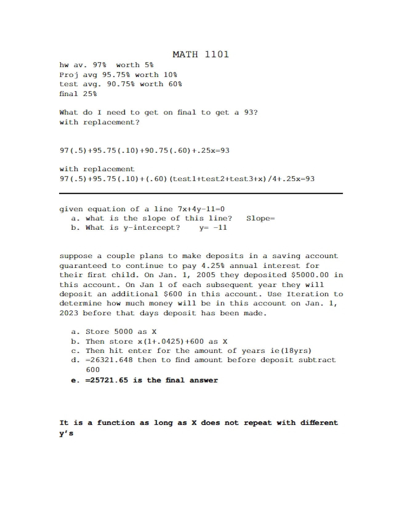 Notes