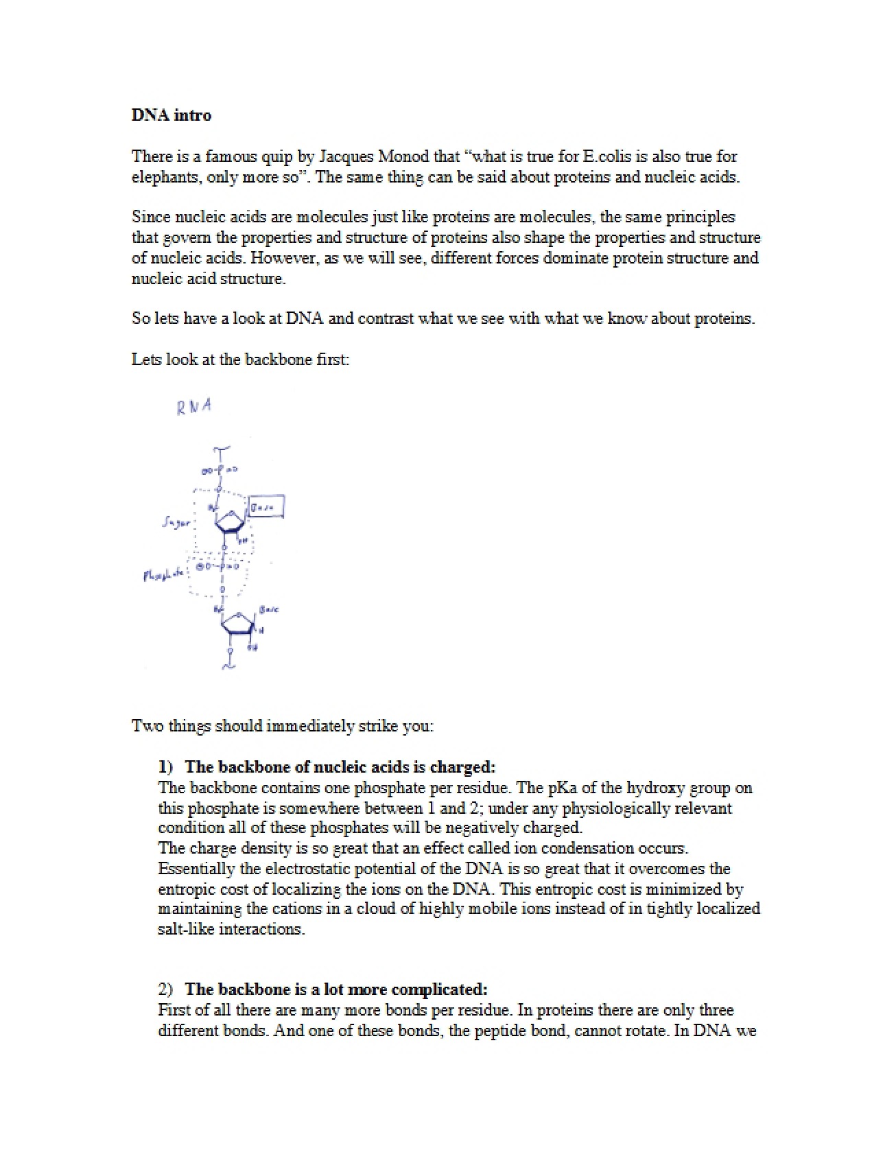 Introduction to DNA