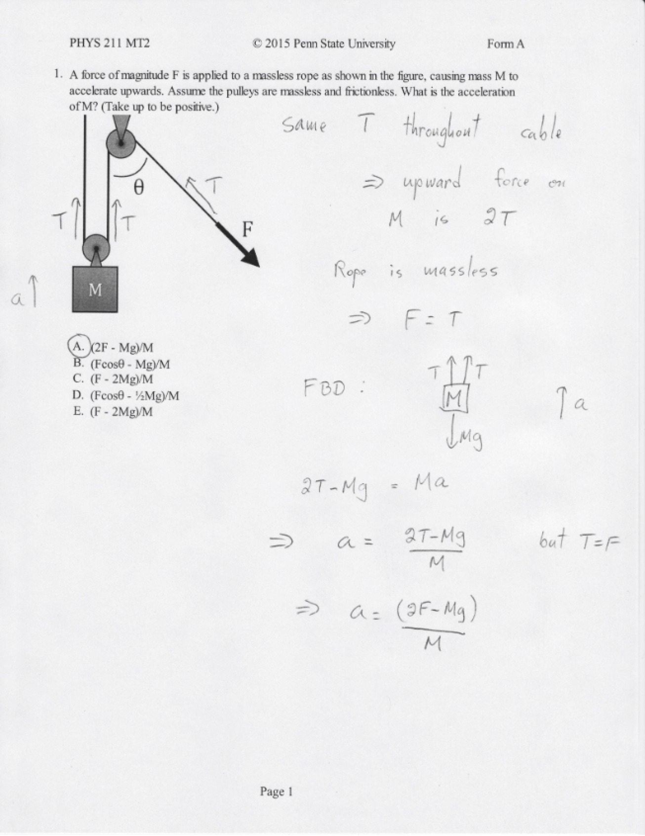 Mechanics Course Review