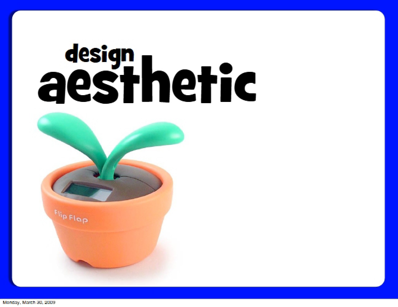 Aesthetics of Design