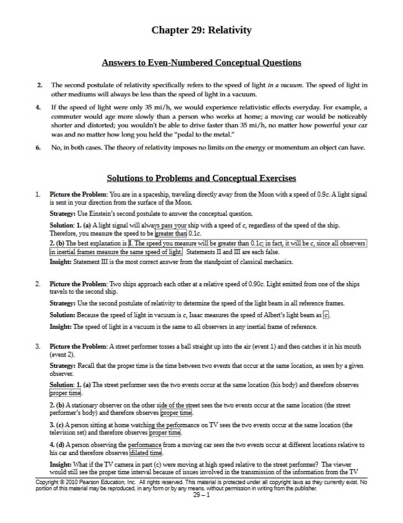 Chapter 29 Physics Notes