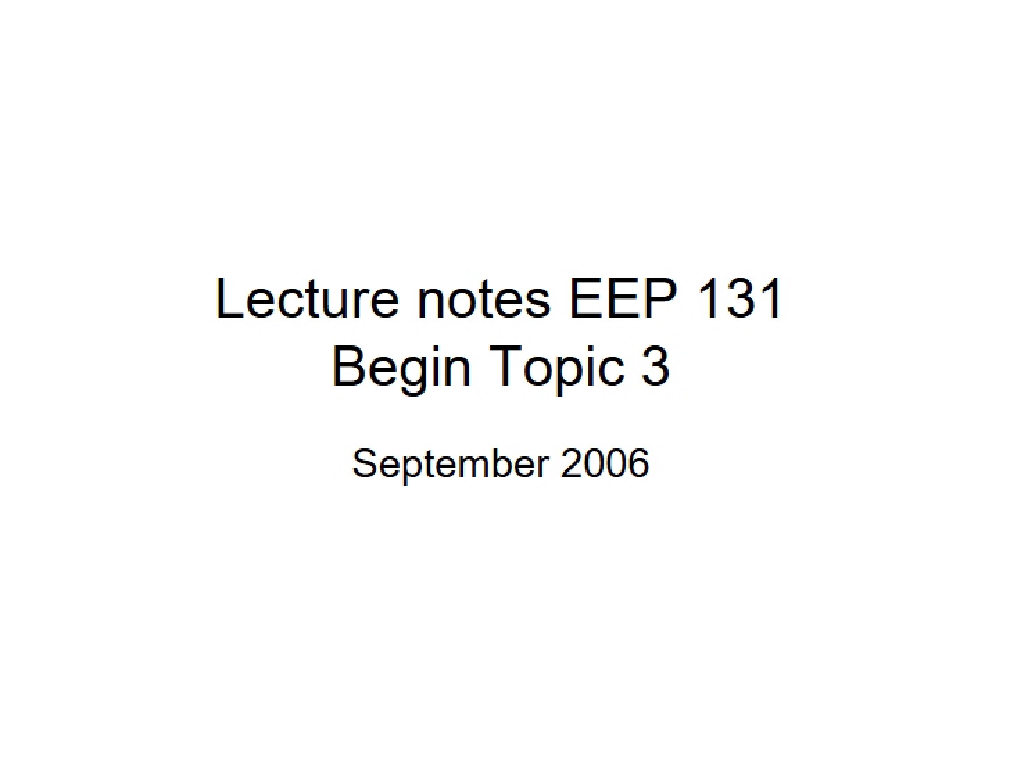 Slides and Notes