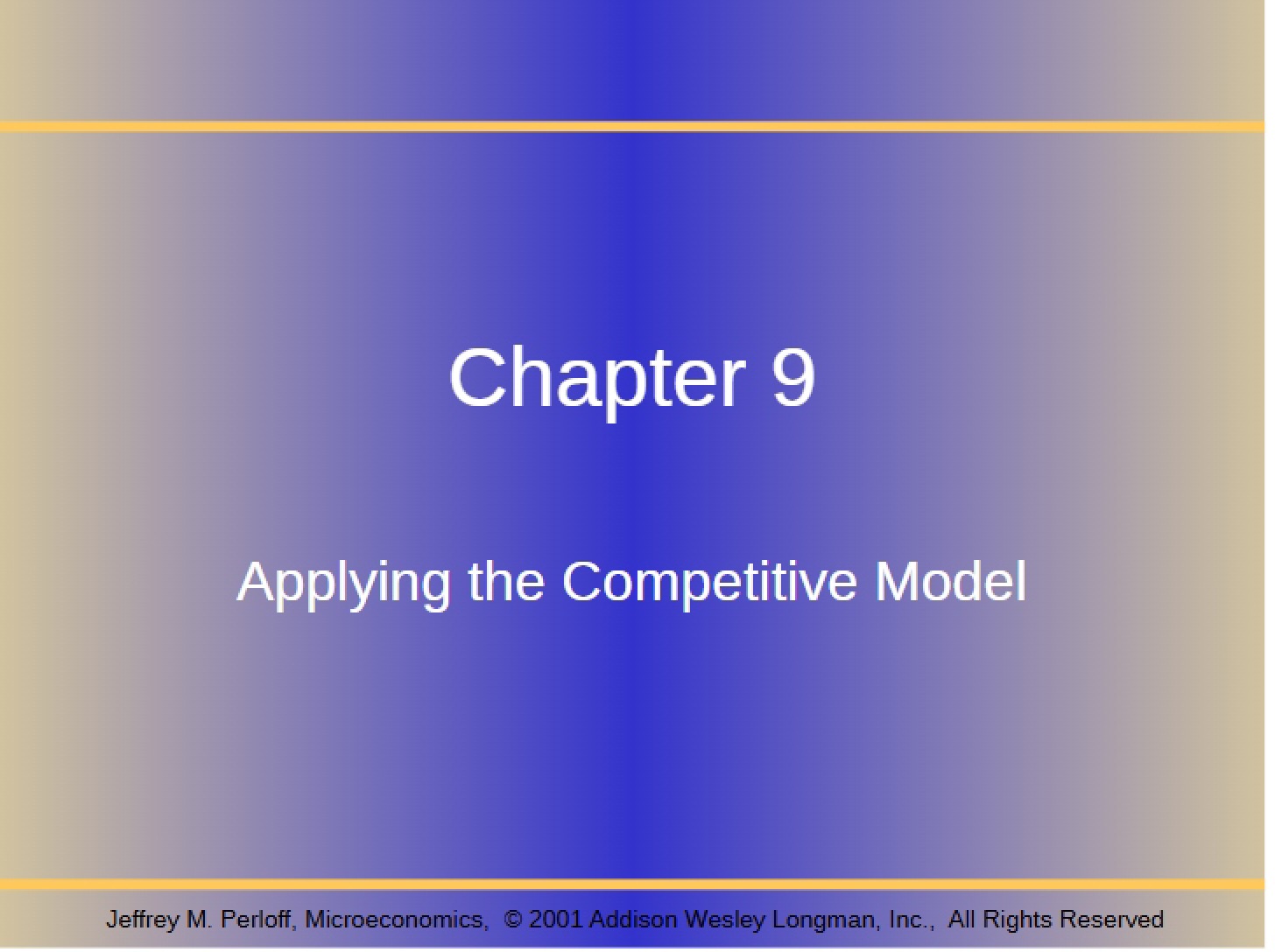 Competitive Model Application