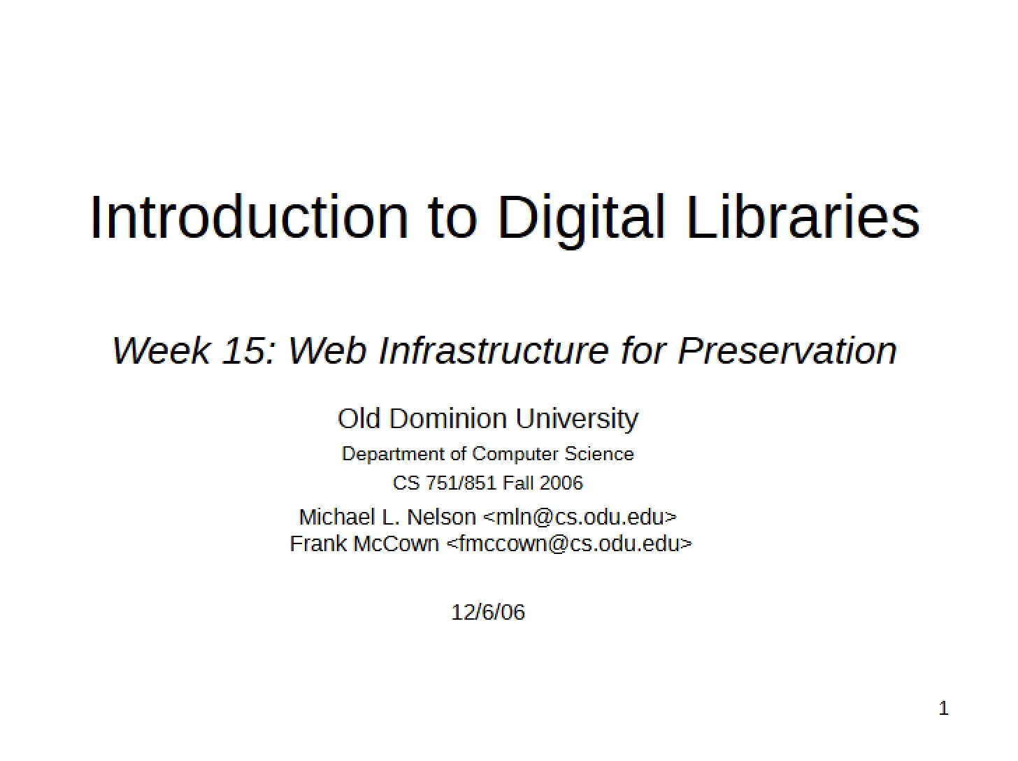 Intro to Libraries (Digital)