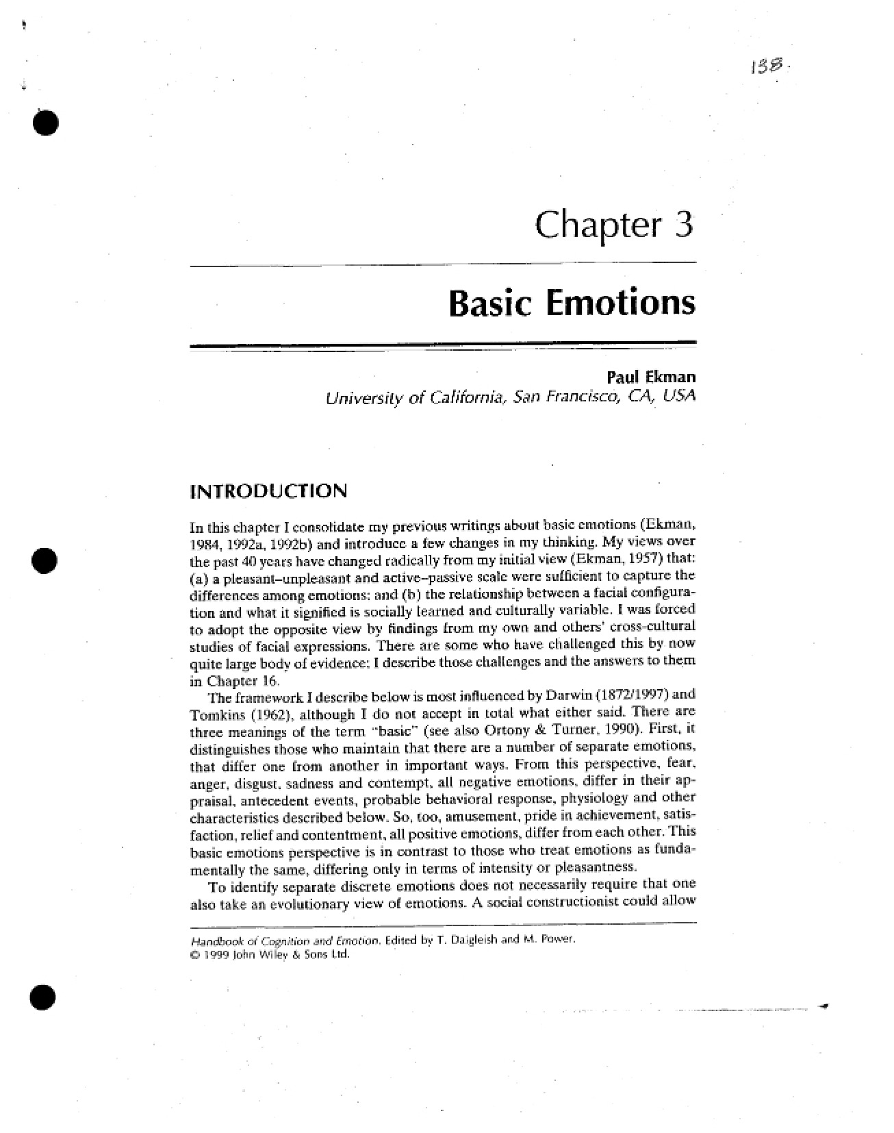 Cognition and Emotion Handbook