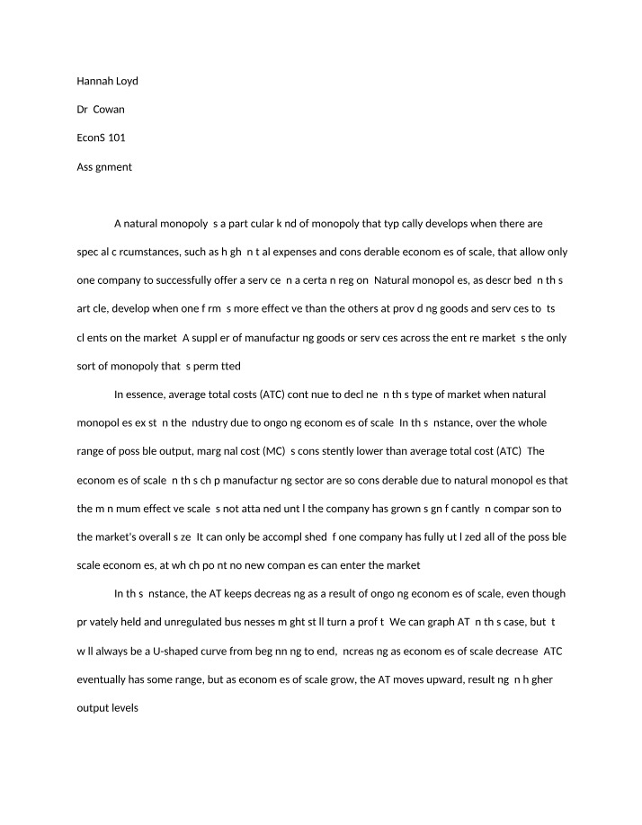 Writing Assignment 4