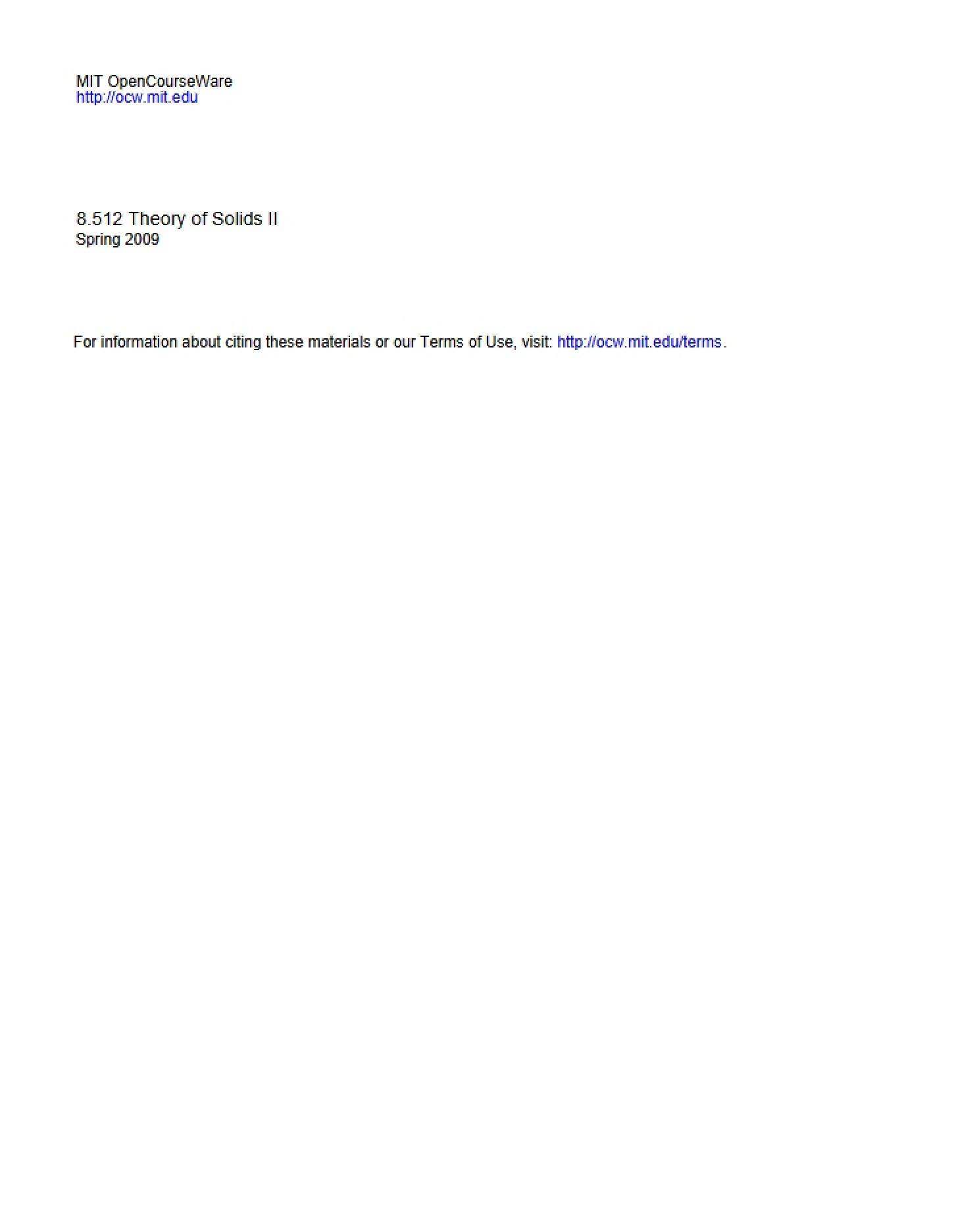 Sixth Problem Assignment