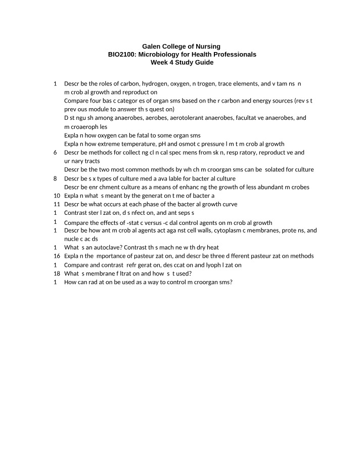 Roles of Carbon in Microbial Growth and Reproduction