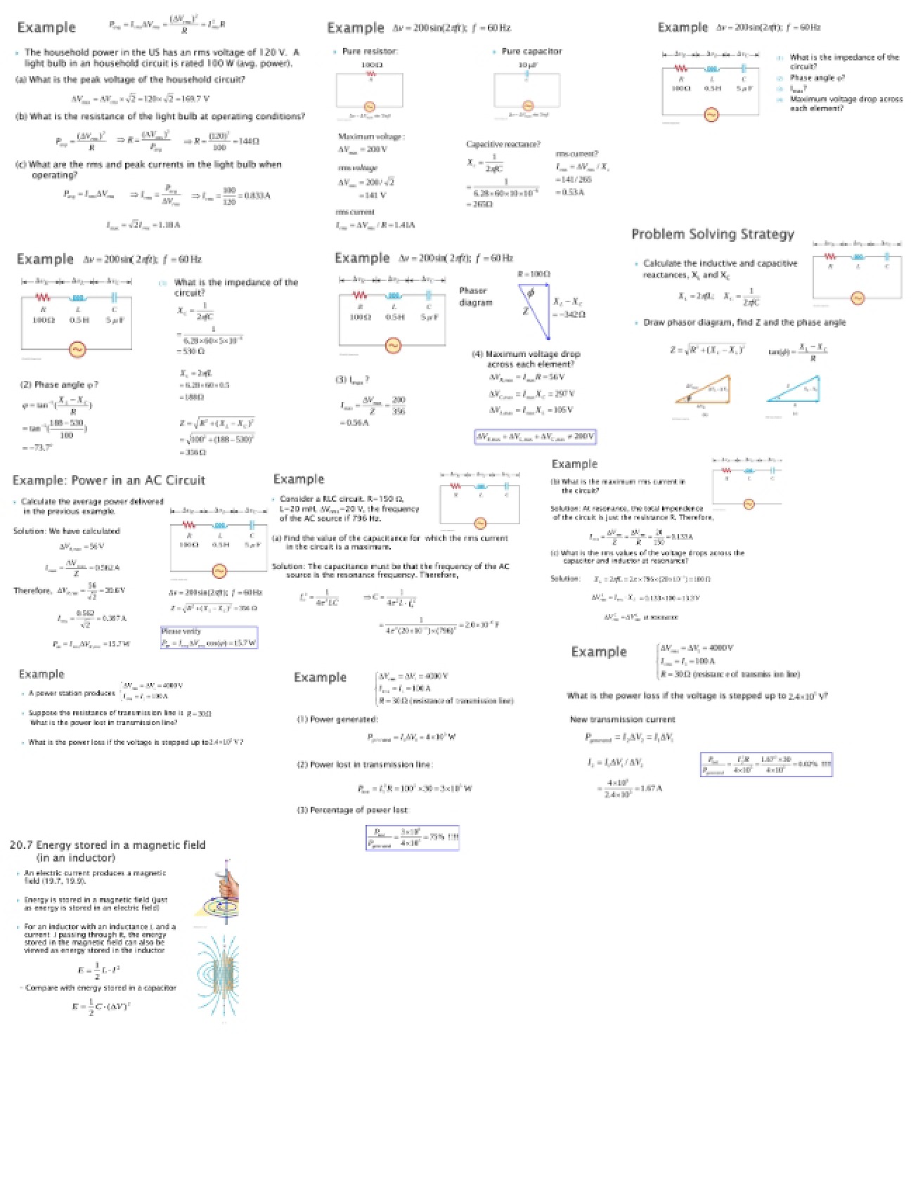 Physics 102 Review Sheet
