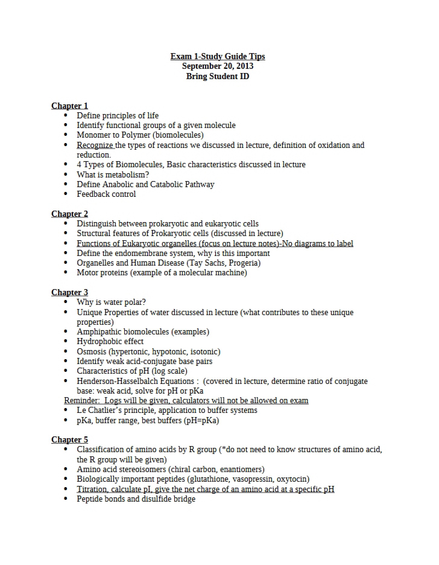 Course Notes