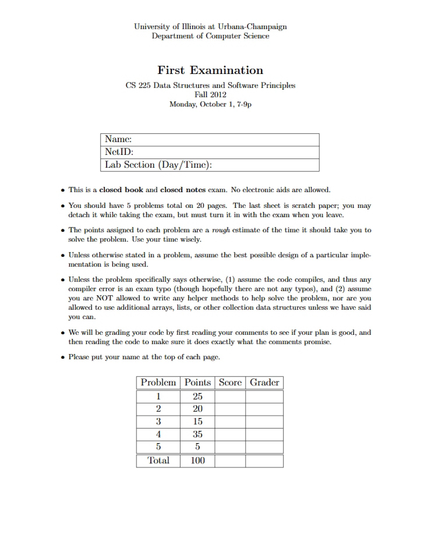 Midterm 1 (Fall 12)