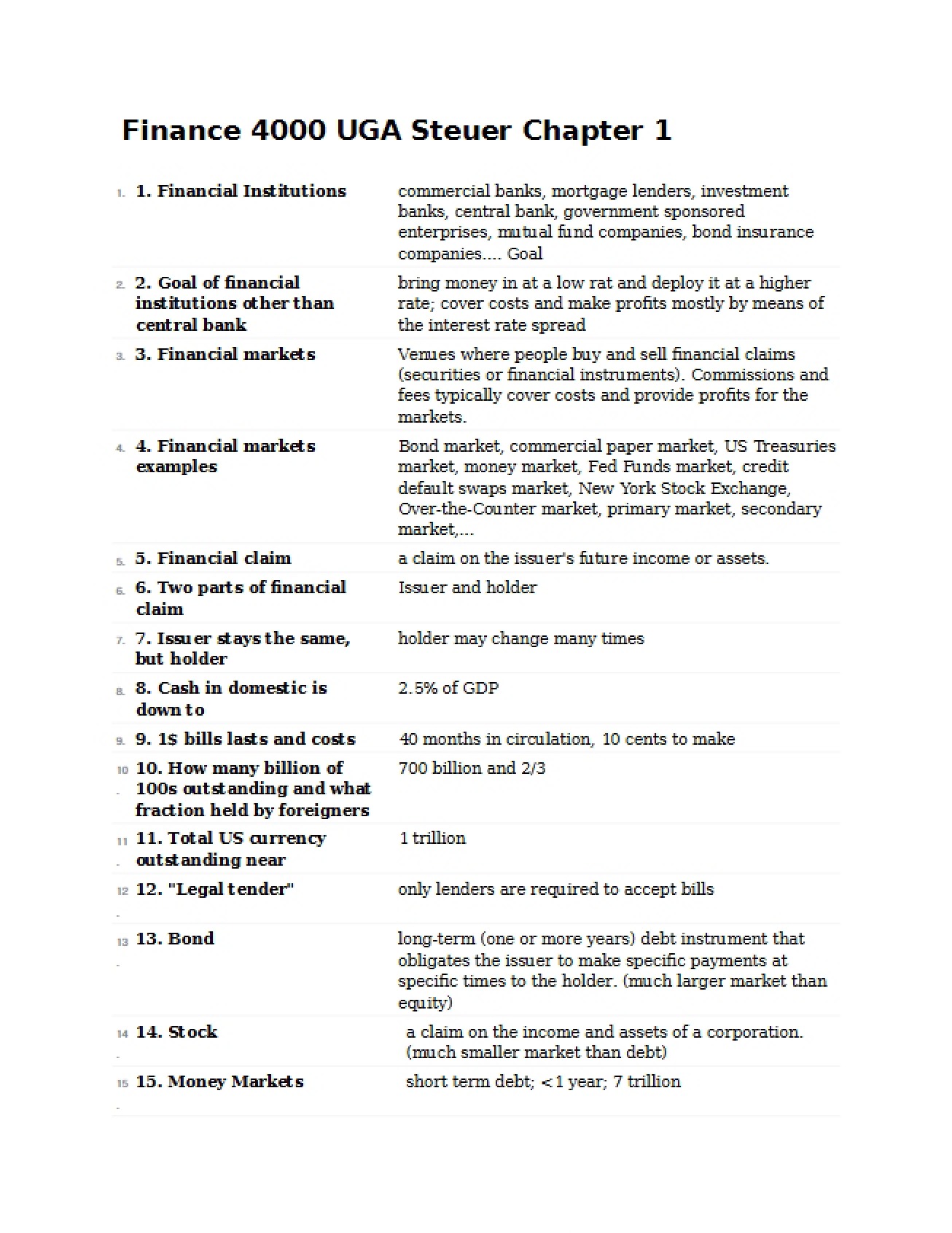 Financial Institutions Introductory Chapter
