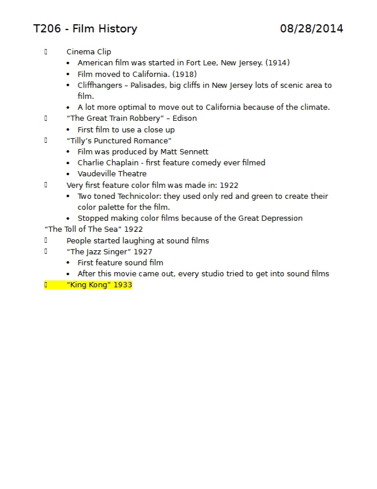 Course Materials Overview