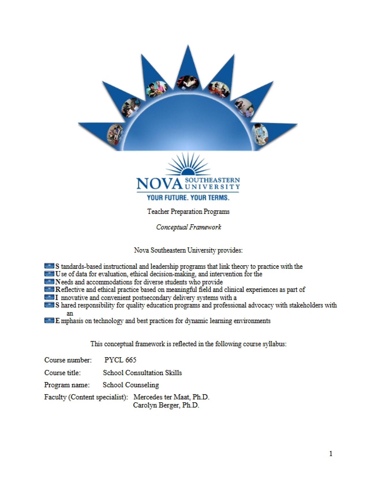 Syllabus School Consultation