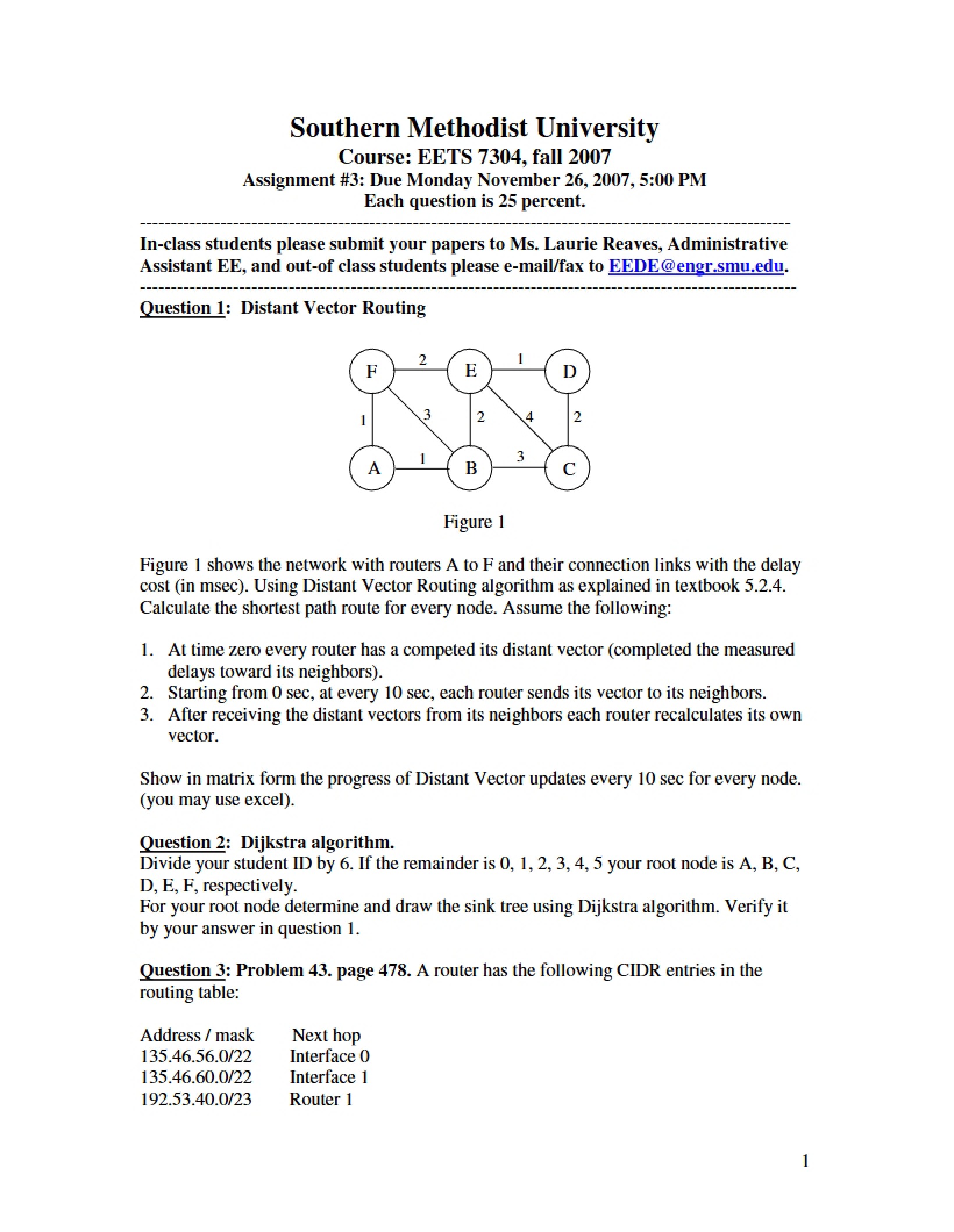 Network Protocols Study Guide