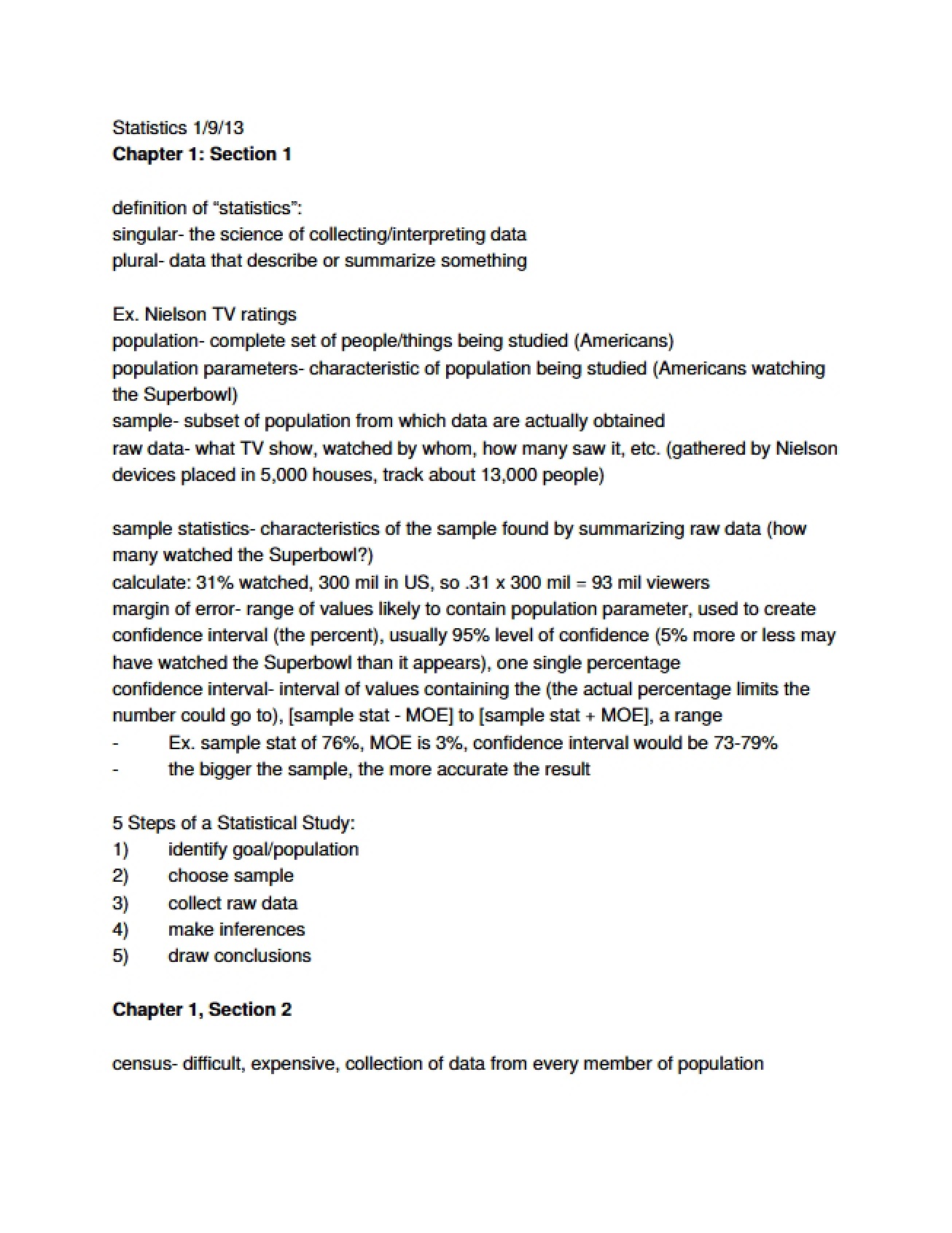 Section 1 Chapter 1