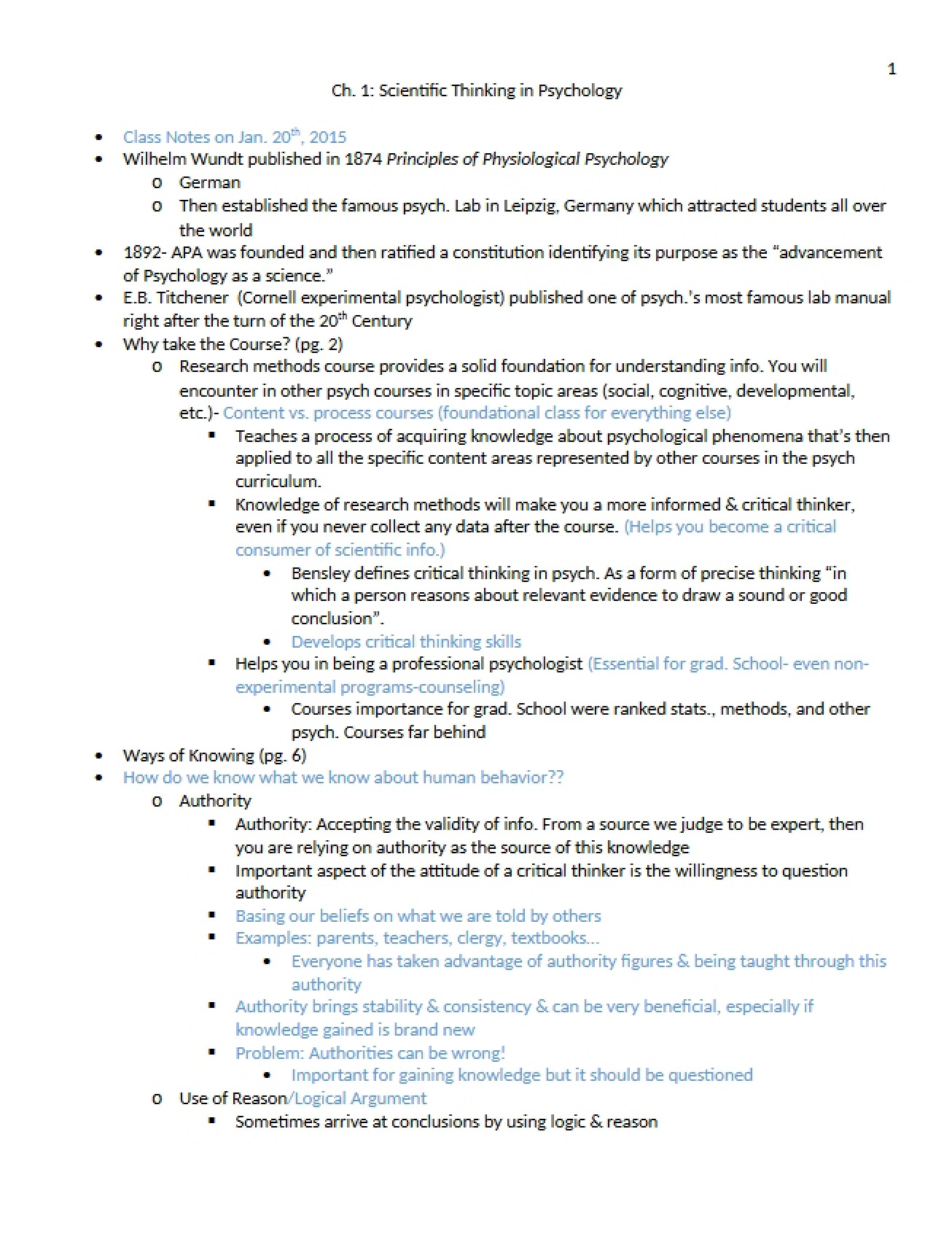 Research Methods Course Material
