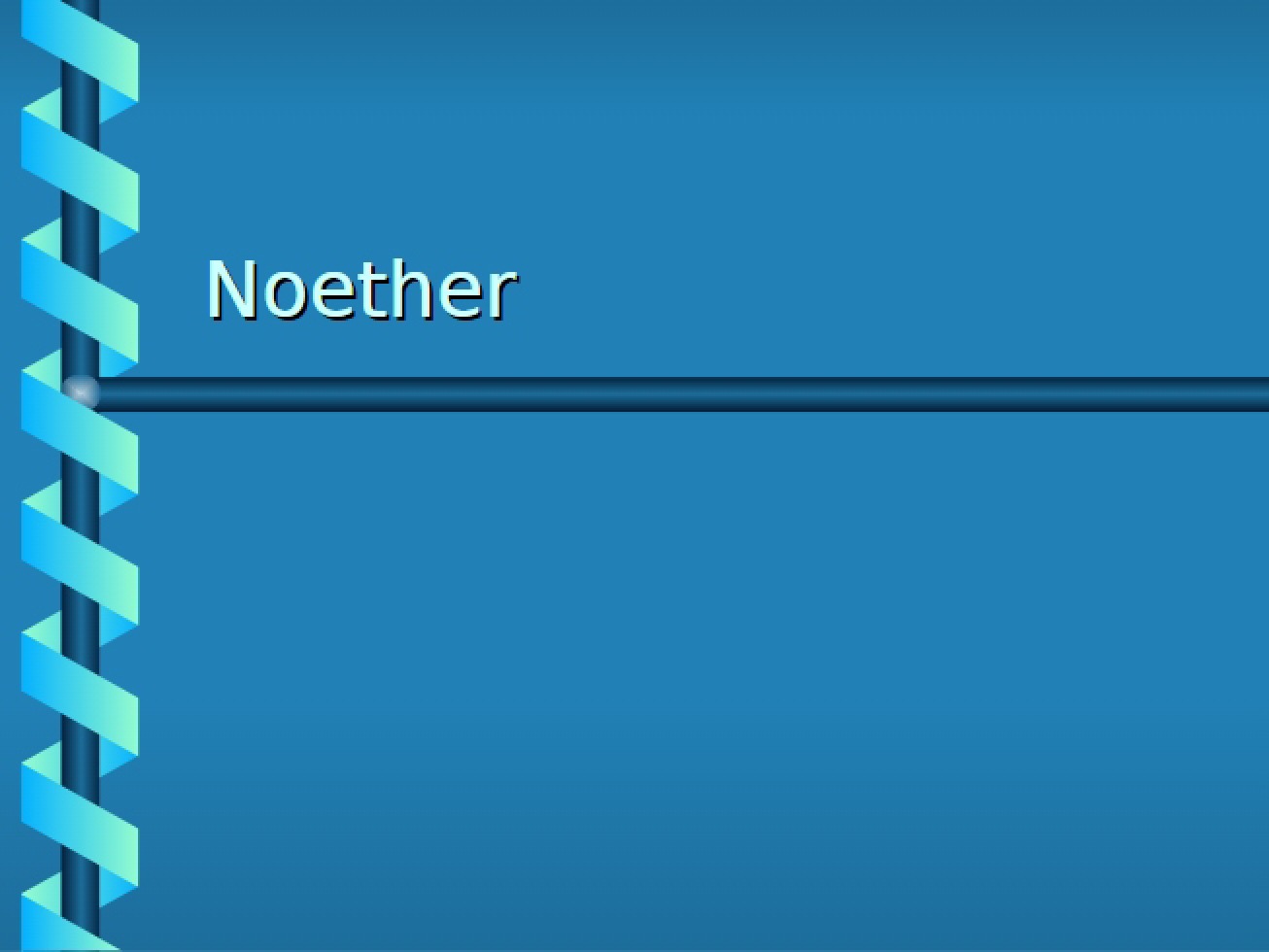 Noether's Theorem