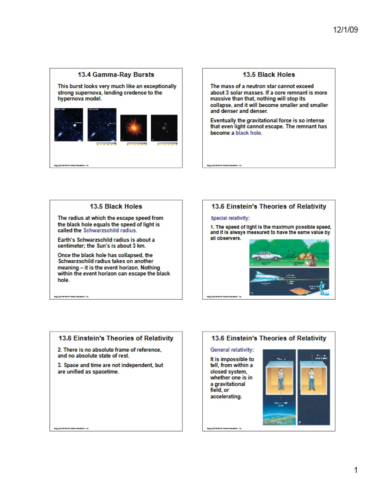 Astronomy Material