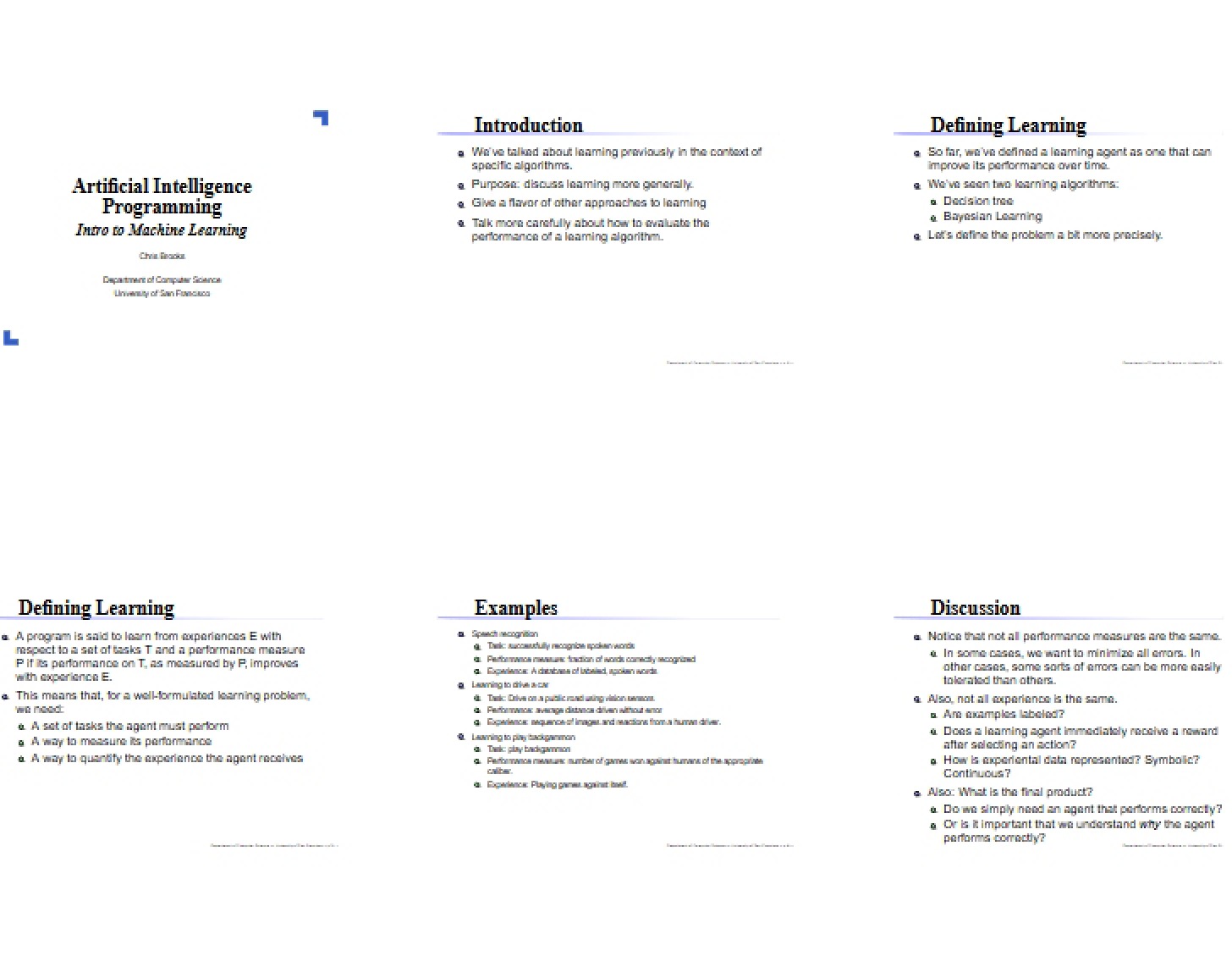 Machine Learning Overview