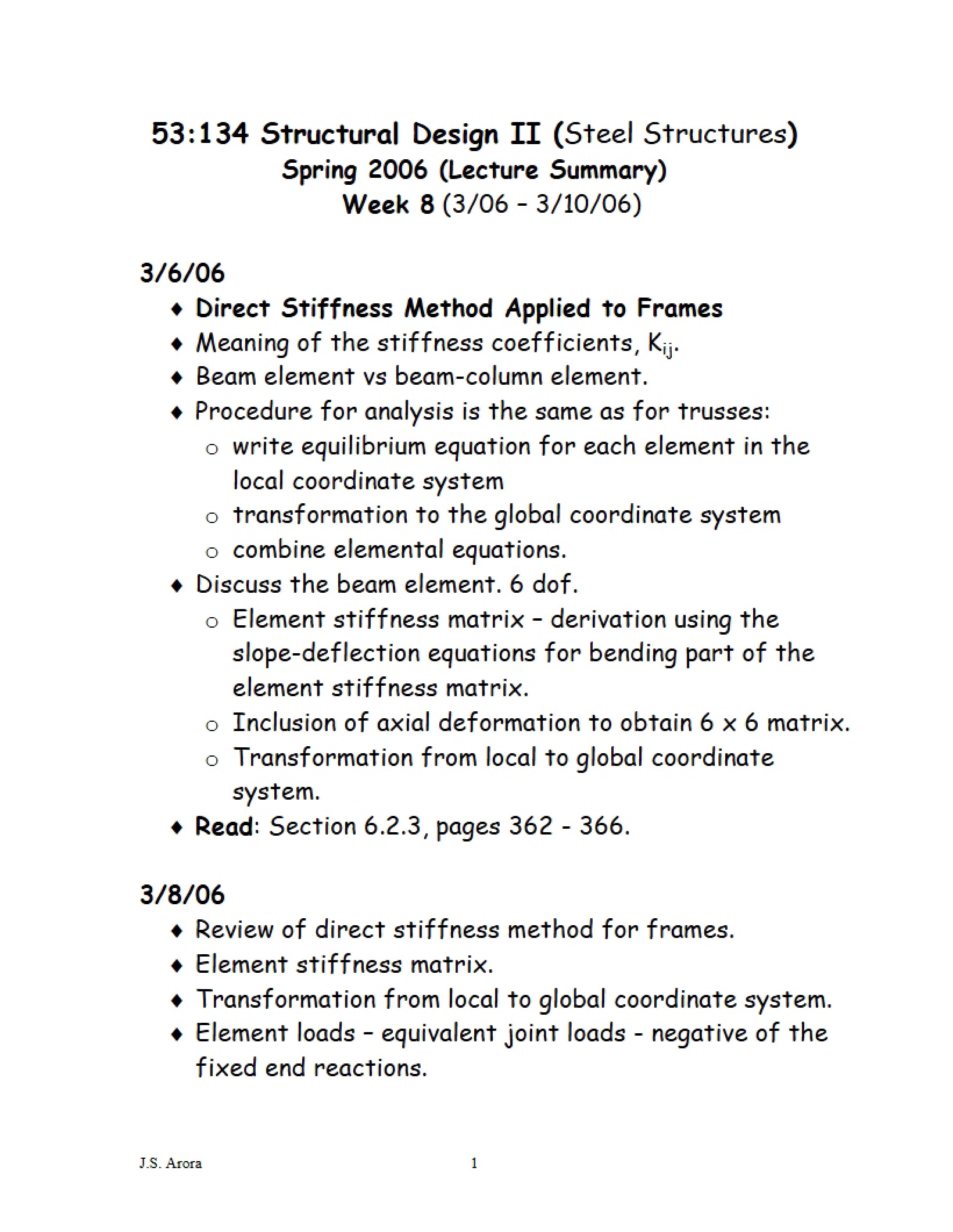 Design II Structural Analysis