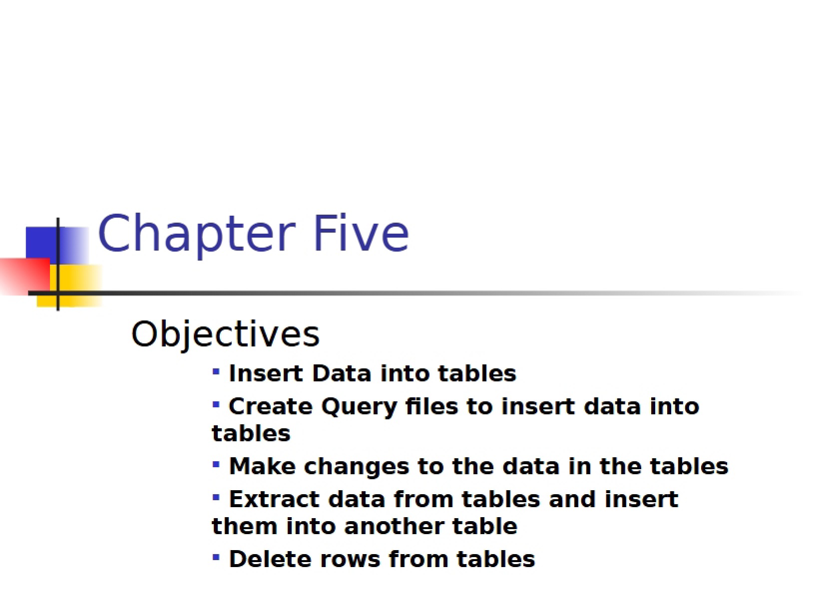 Database Management Systems Lecture Notes