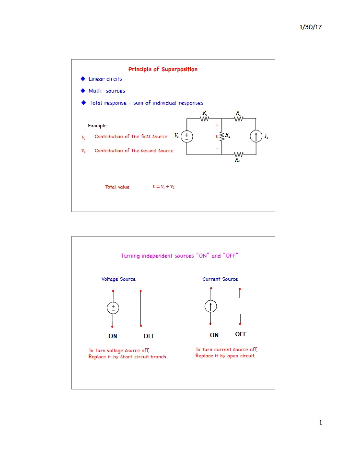 Lecture 05 Superposition