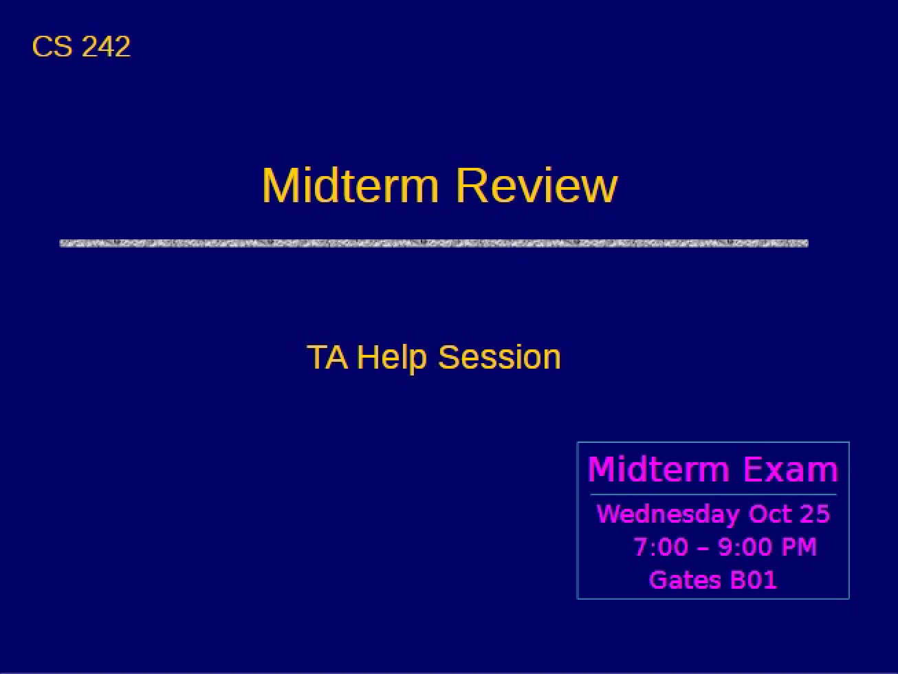 Programming Languages Lecture Notes (Set 15)