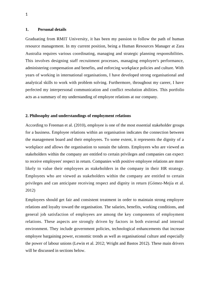 Assessment 3 for BUSM4769