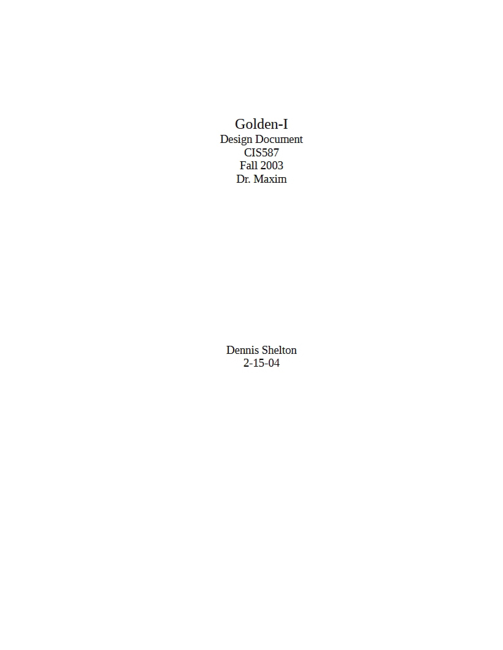 Academic Lecture Notes