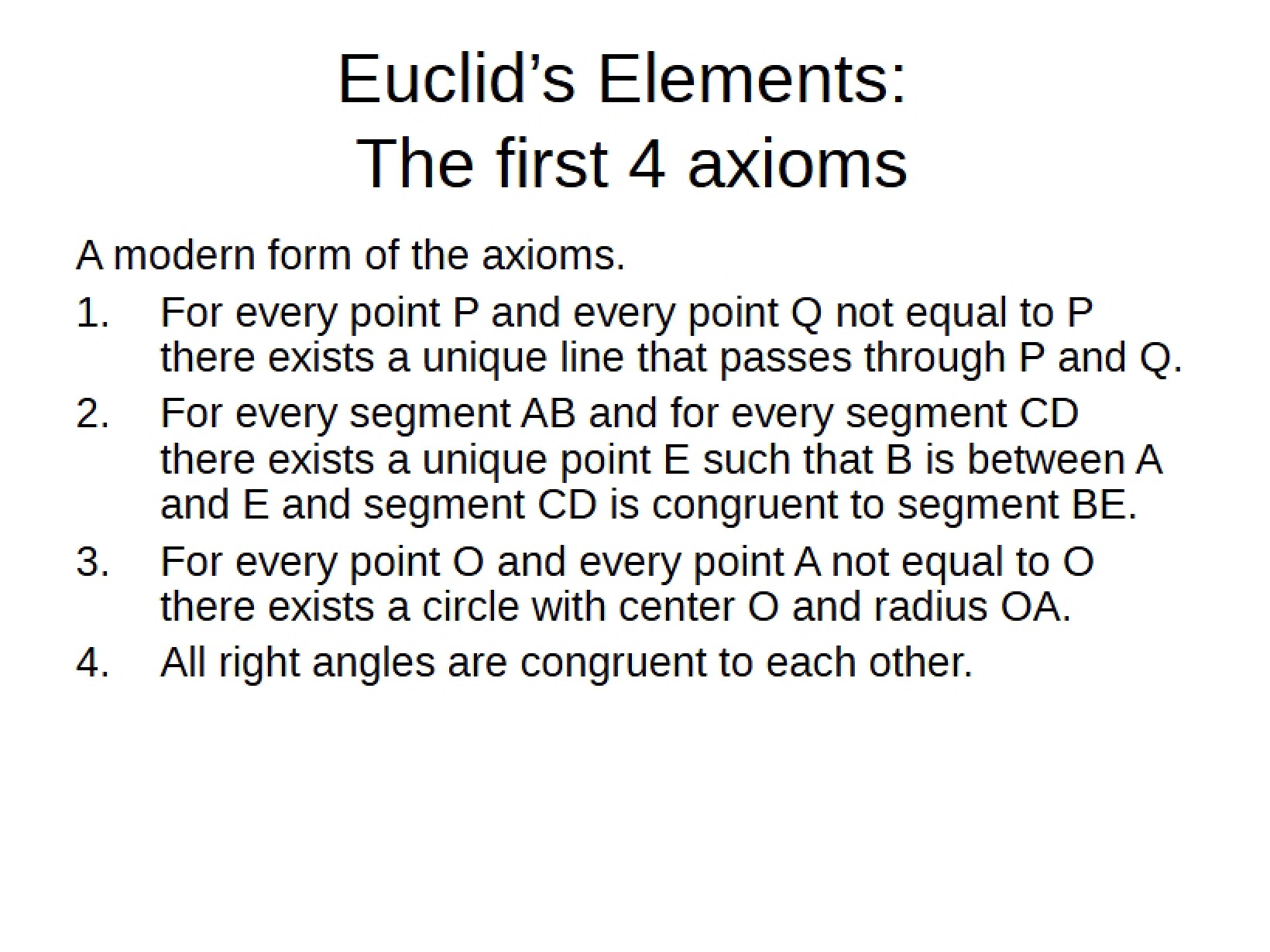 Notes for Lecture Three