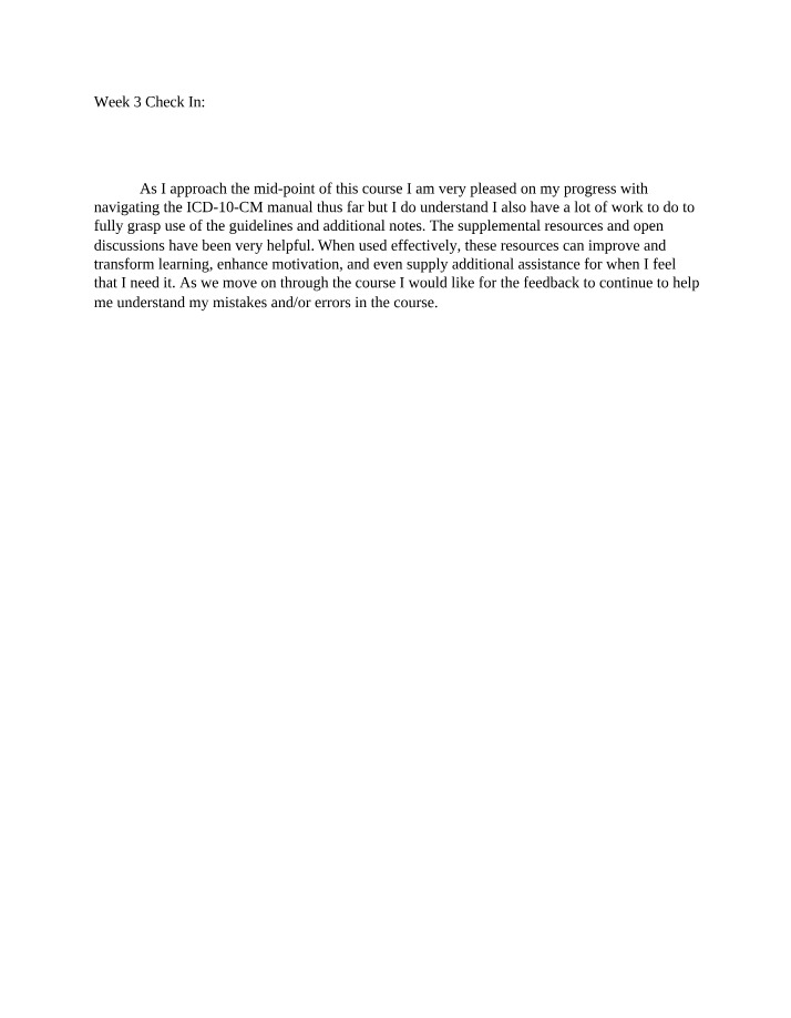 ICD-10-CM Manual Resources and Progress