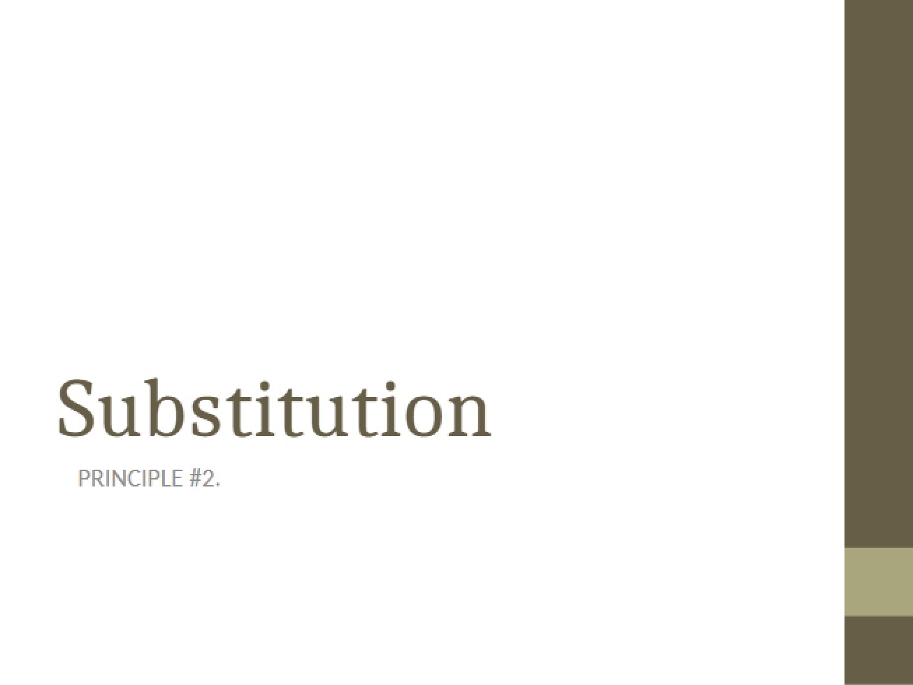 Substitution (File 2)