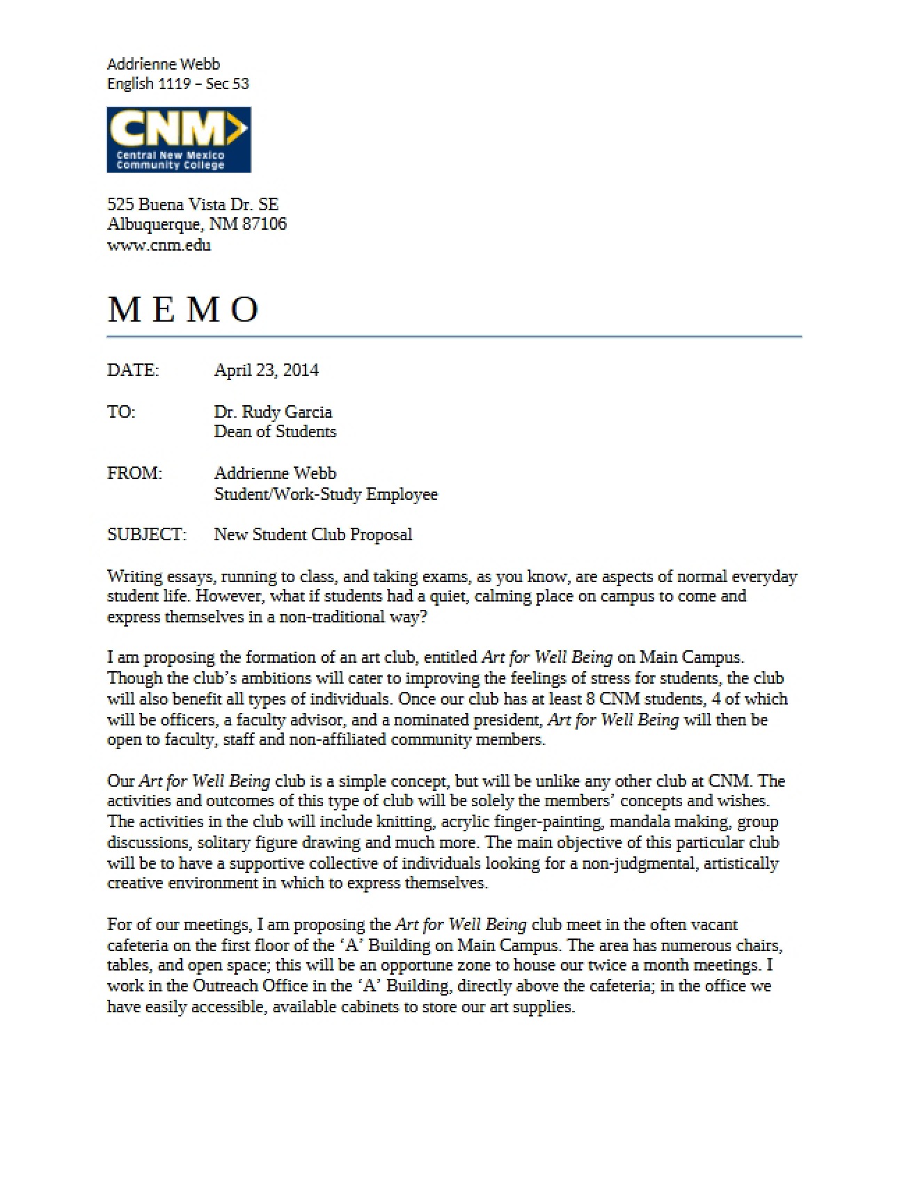 Memorandum