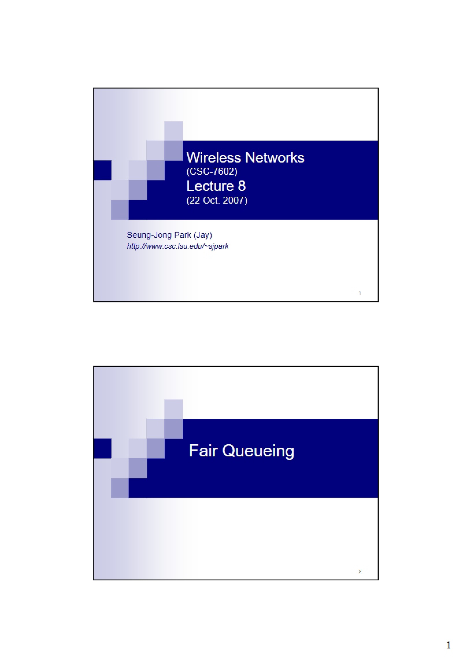 Networks Wireless