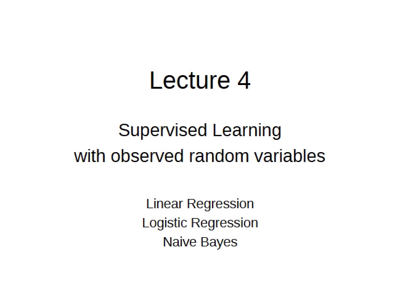 Learning in Graphical Models Notes