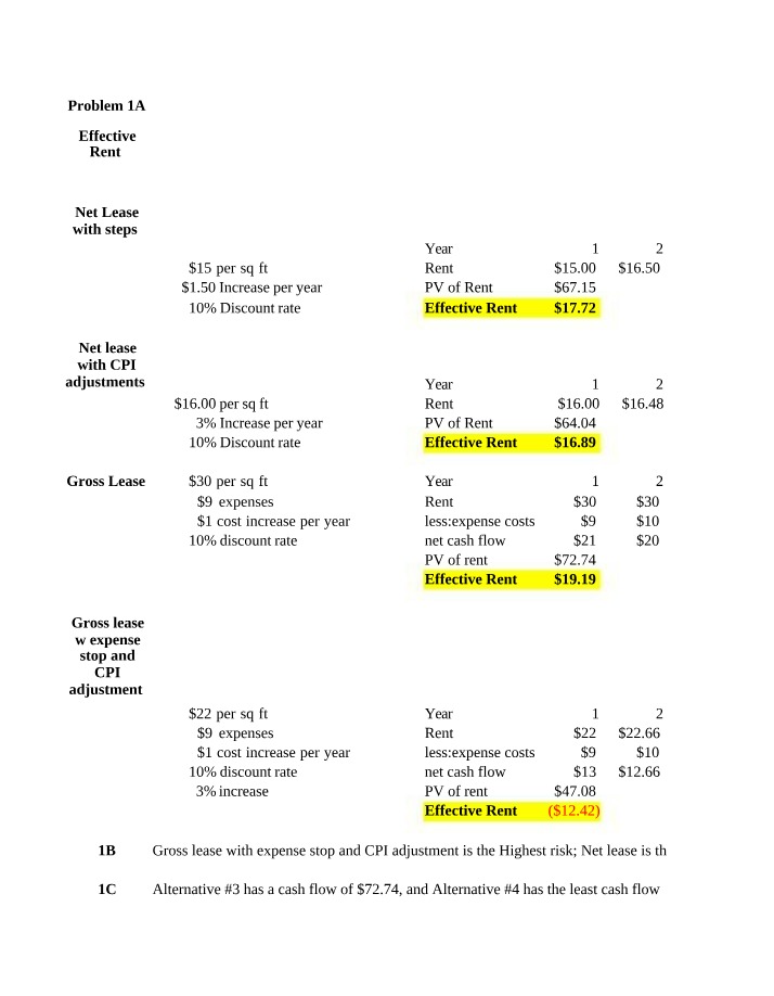 Week 5 BUSI 422 Problems and Solutions