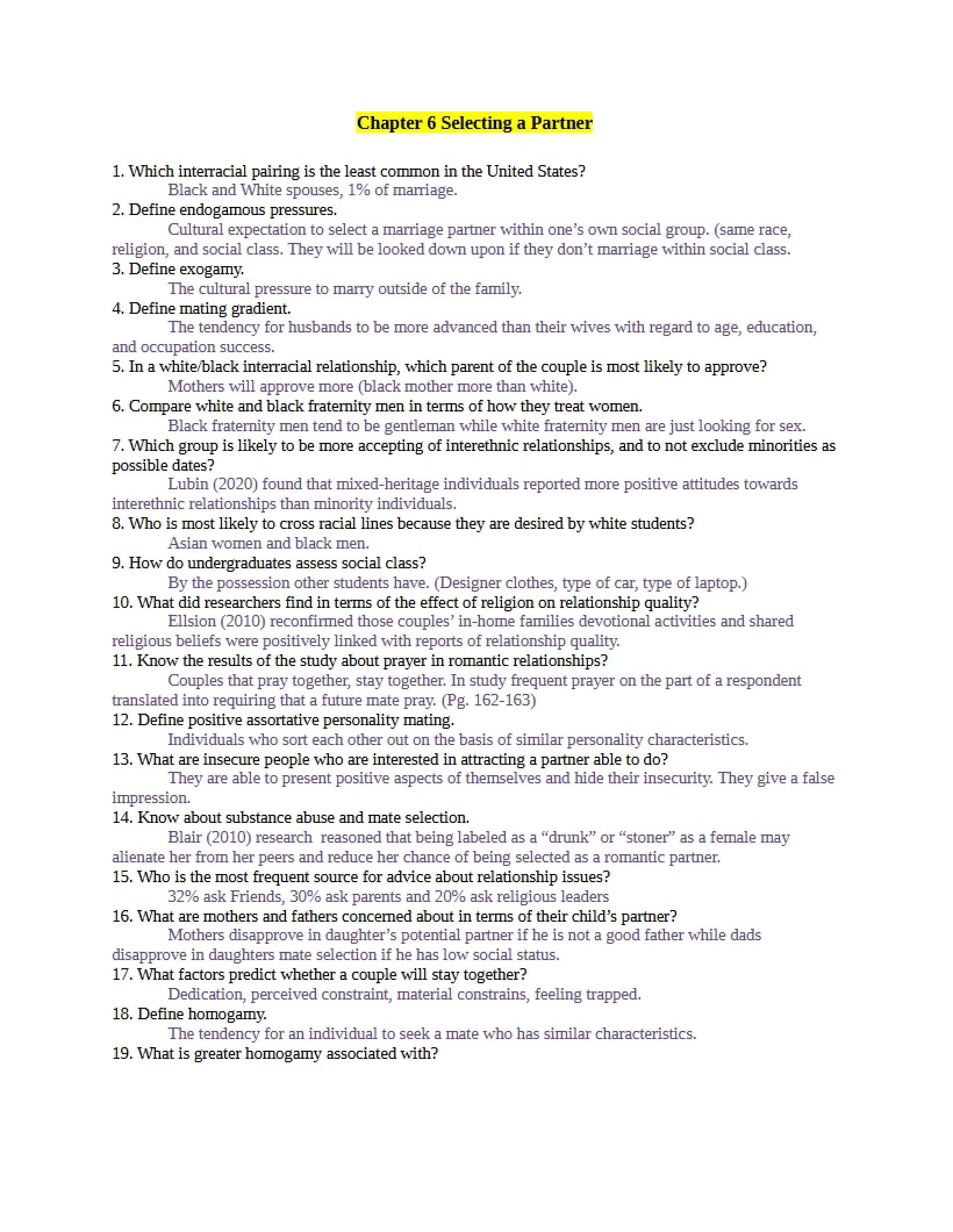 Study Questions Text 2 (Chapters 6-10)