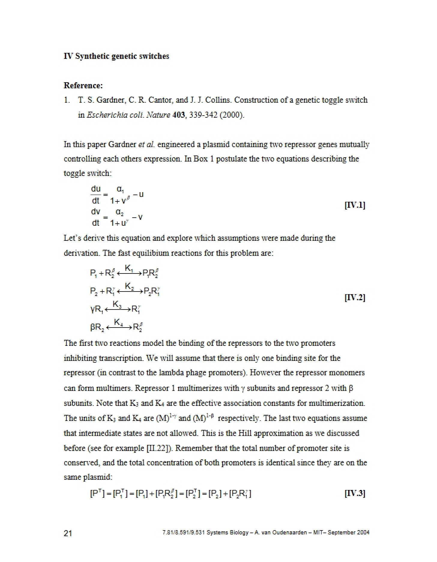 Course Syllabus