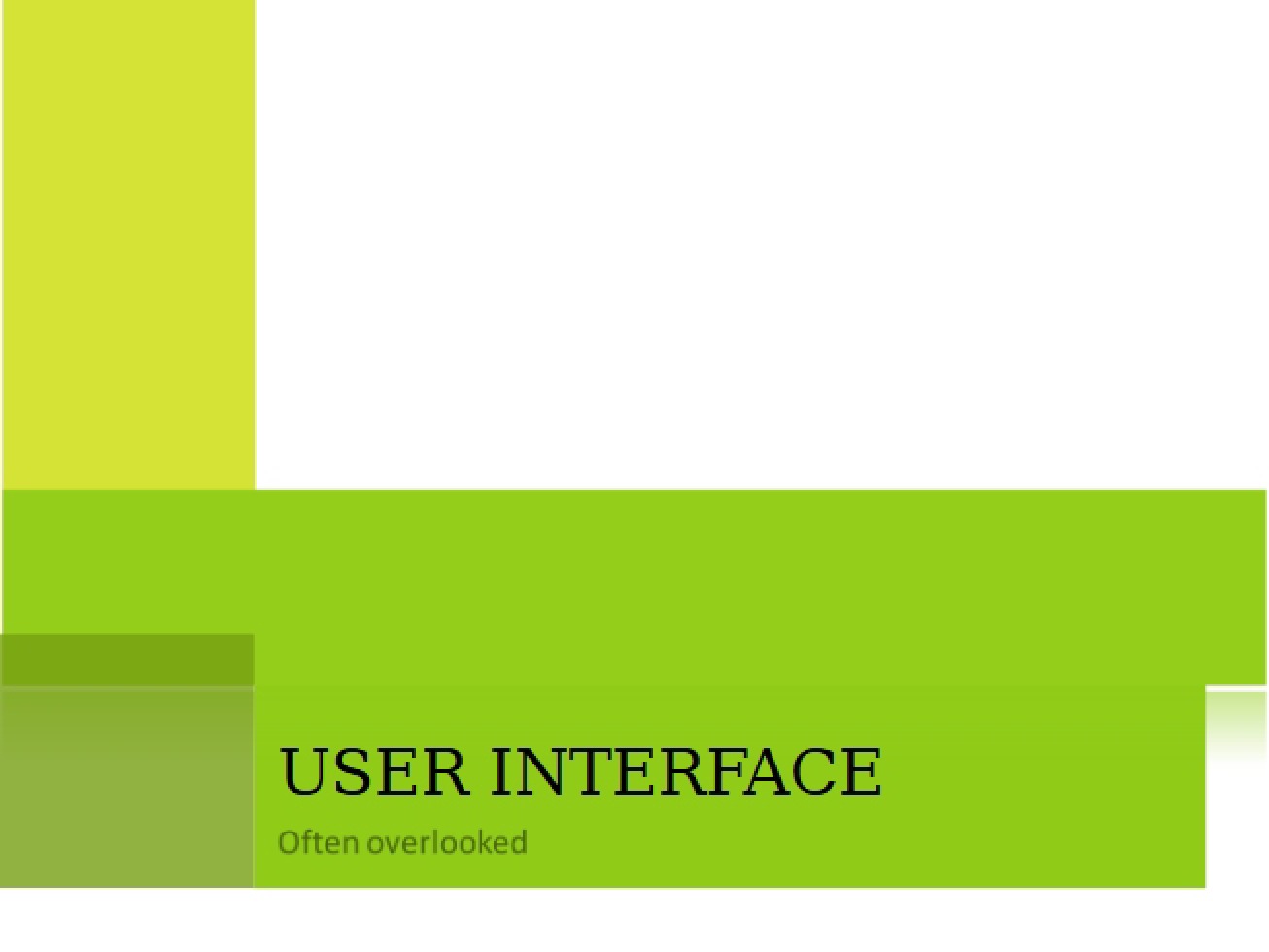 Interface Design for Users