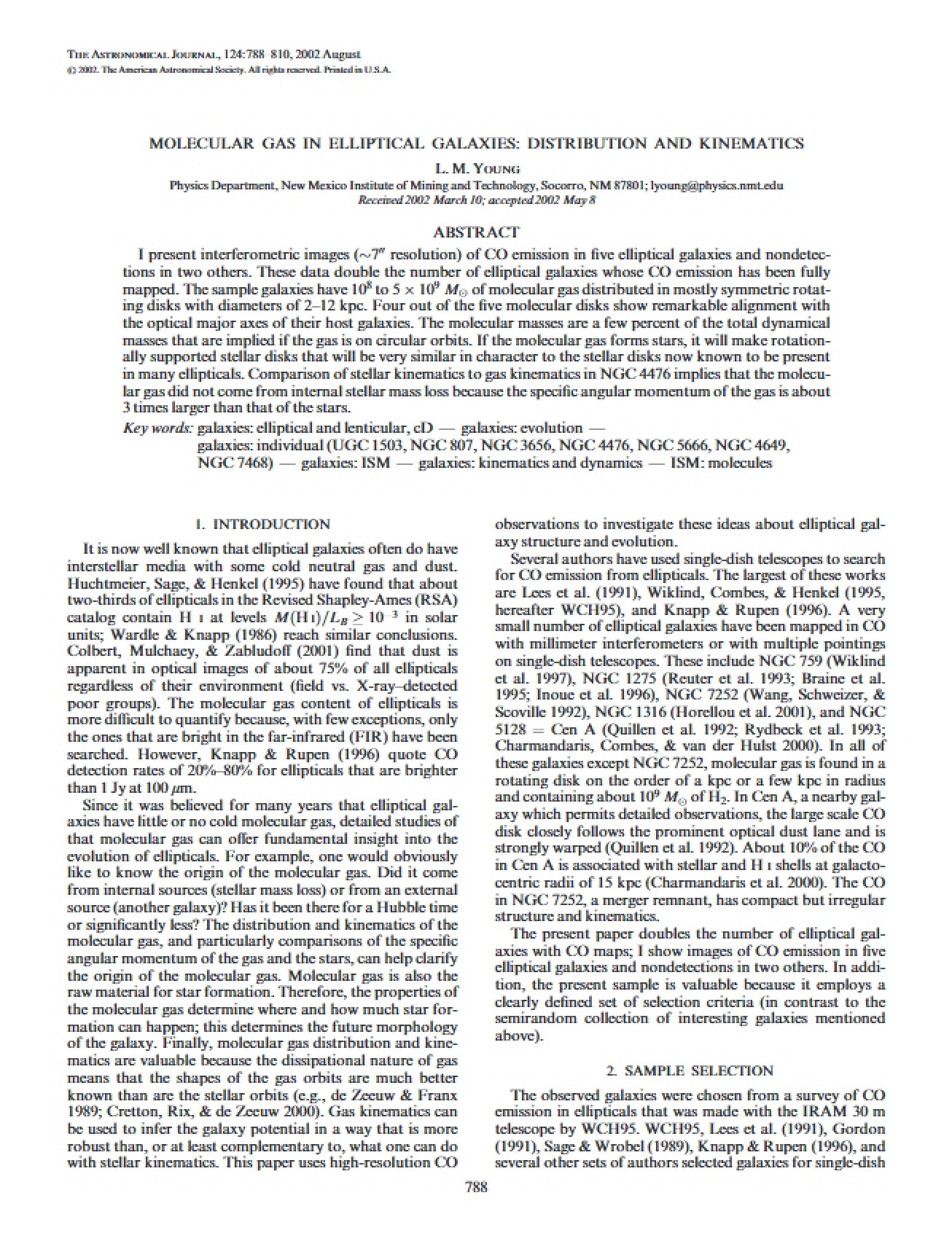 Distribution and Kinematics Molecular Gas in Elliptical Galaxies