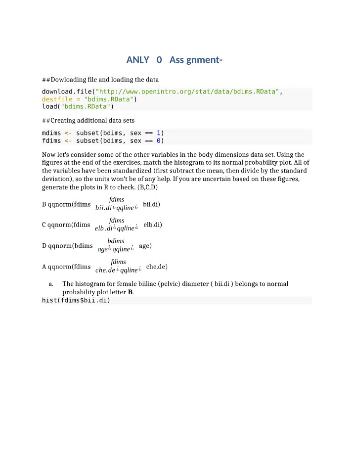 Assignment 4 for ANLY 502
