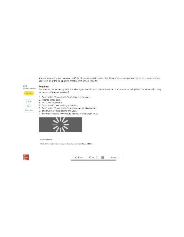 Key Financial Information in Annual Reports