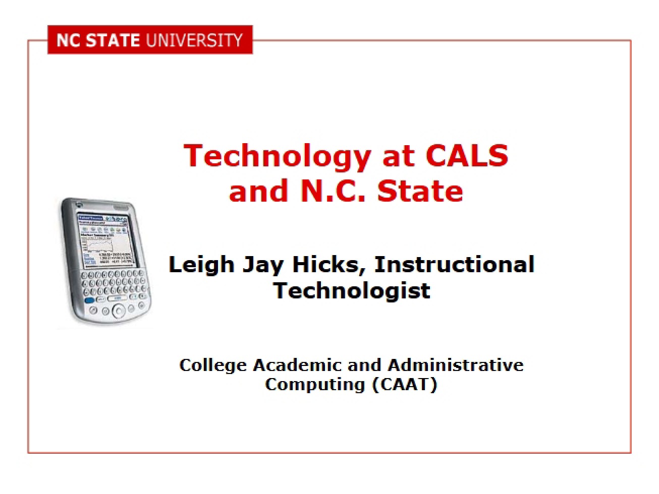 CALS Technology