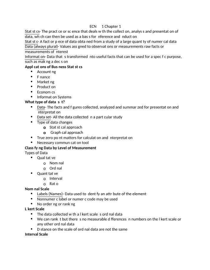 Introduction to Business Statistics - Data Collection and Analysis