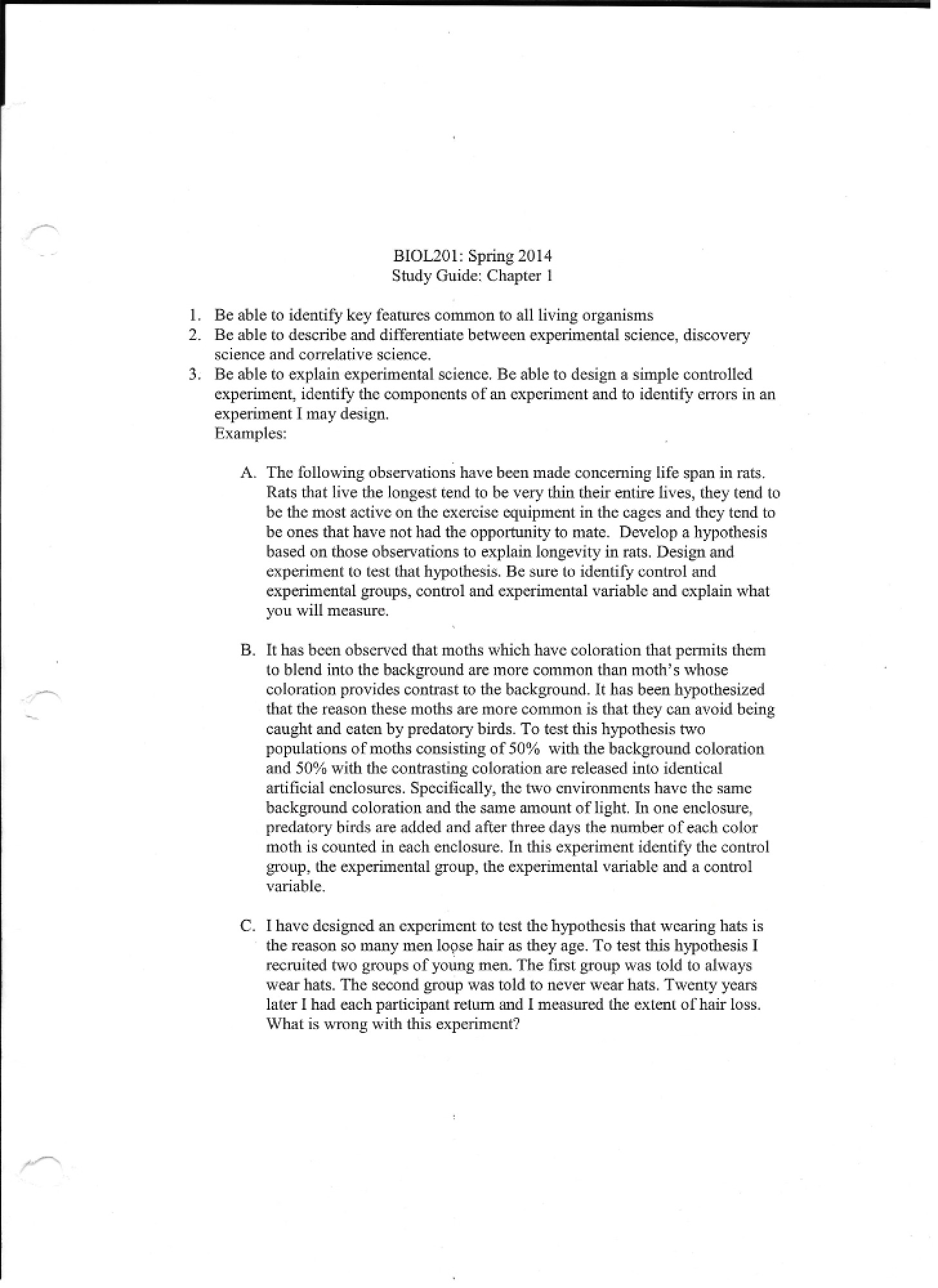 Course Study Guide