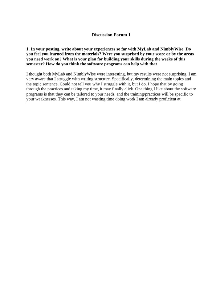 Tailored Writing Skills with MyLab and NimblyWise
