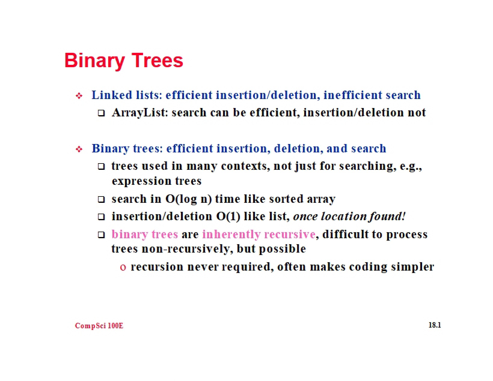 Trees (Binary)