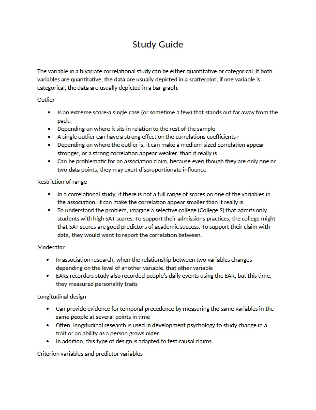 Comprehensive Study Guide for Critical Thinking