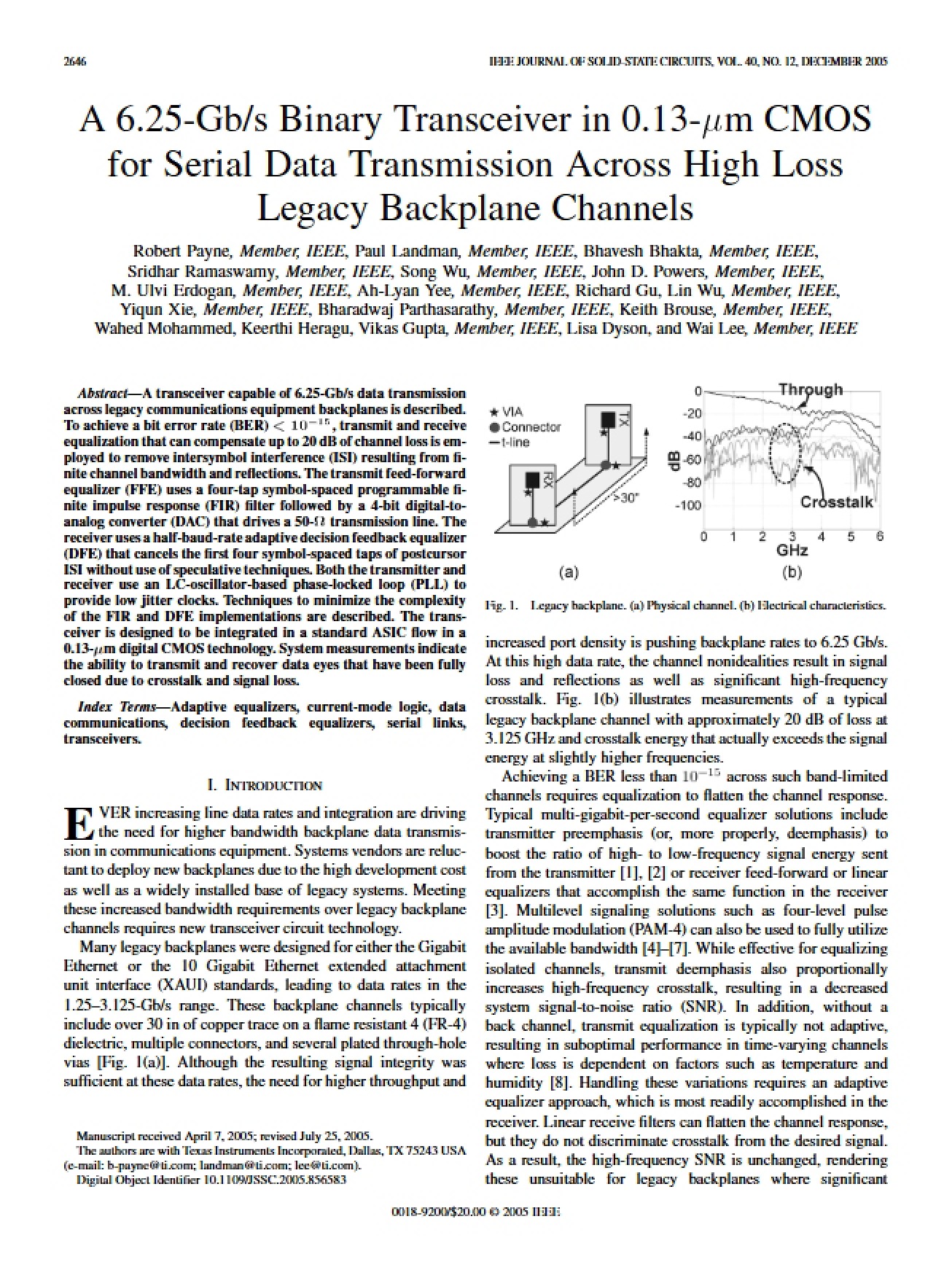 Introduction to the Binary Transceiver